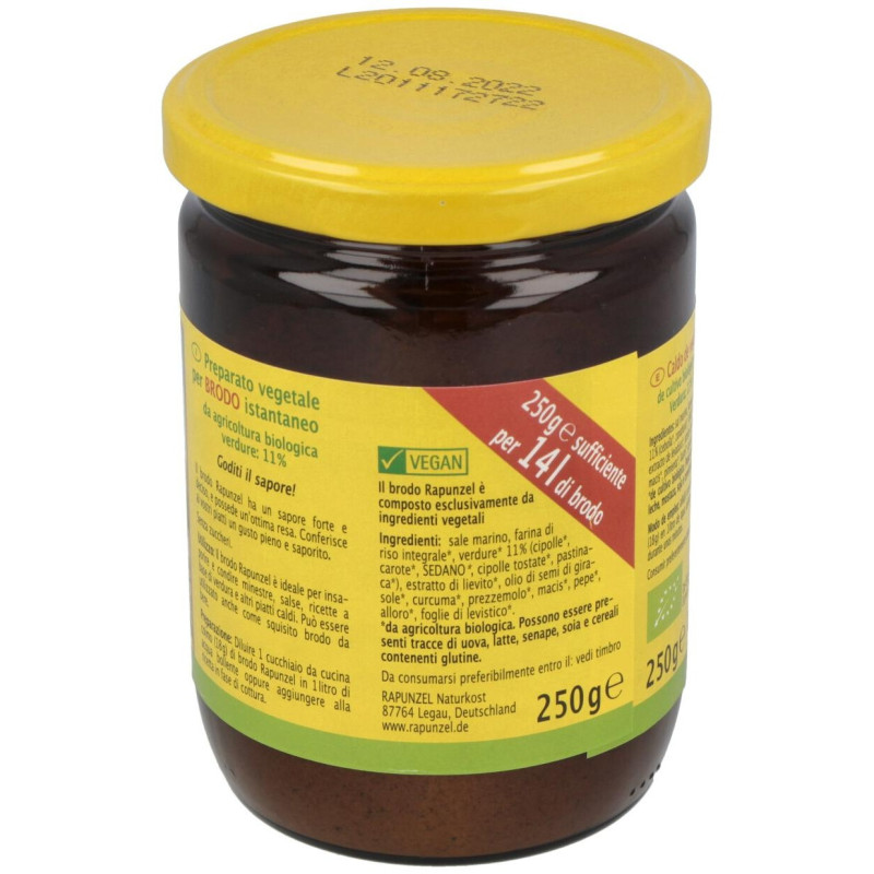 Caldo de Verduras Brodo 250gr. Bio Vegan - Rapunzel