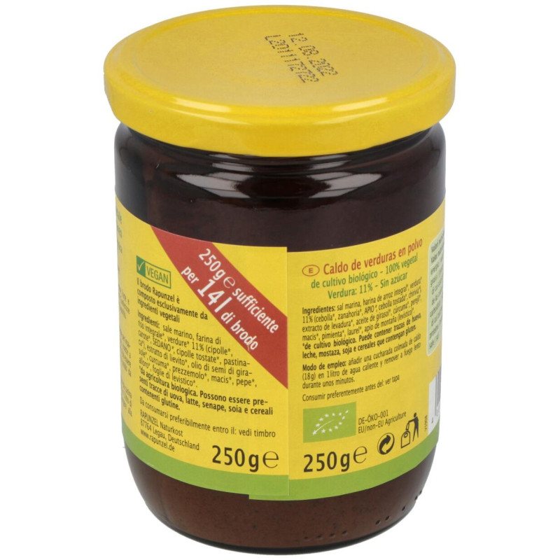 Caldo de Verduras Brodo 250gr. Bio Vegan - Rapunzel