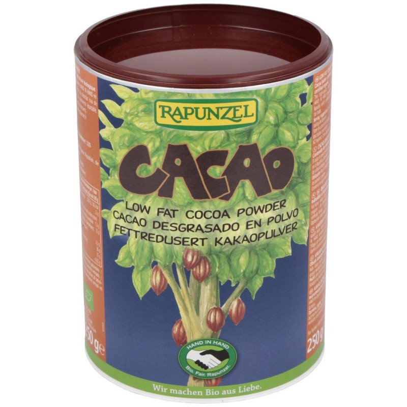Cacao Desgrasado Polvo 250gr. Bio S/a Vegan - Rapunzel