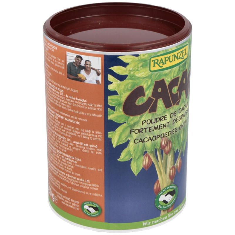 Cacao Desgrasado Polvo 250gr. Bio S/a Vegan - Rapunzel