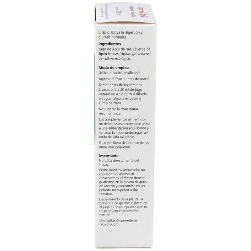 Jugo De Apio 200Ml. Schoenenberger