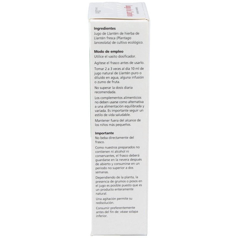 Jugo De Llanten 200Ml. Schoenenberger