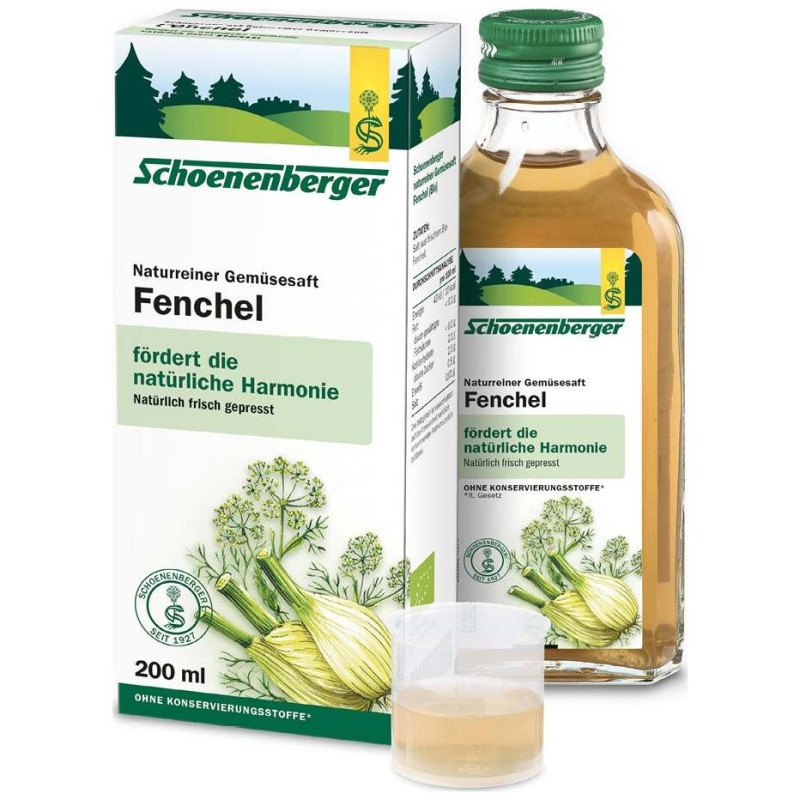 Jugo De Hinojo 200Ml. Schoenenberger