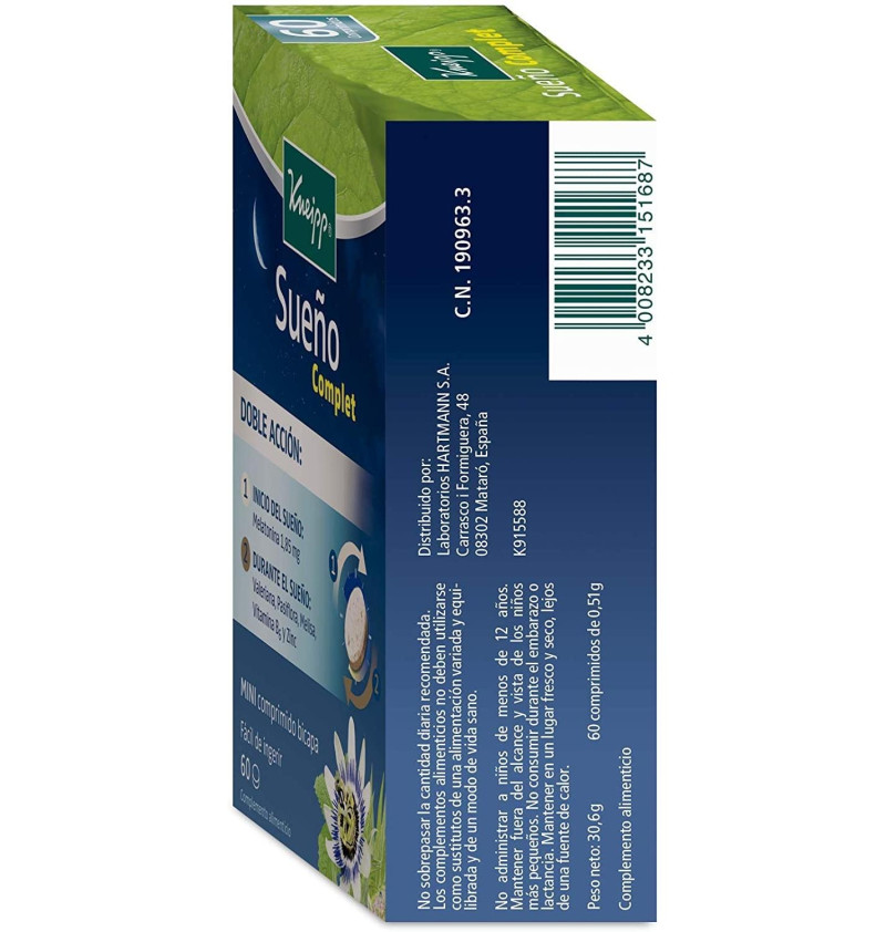 Sueño Complet (60 Comprimidos) - Kneipp