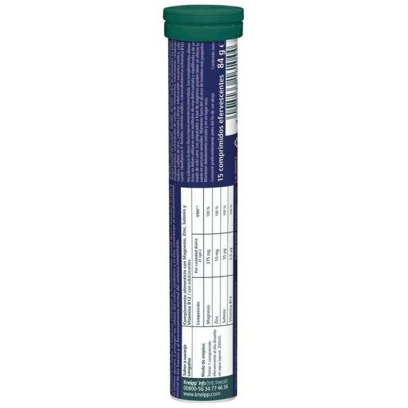 Magnasio 375 +energy, 15 Comprimidos - Kneipp