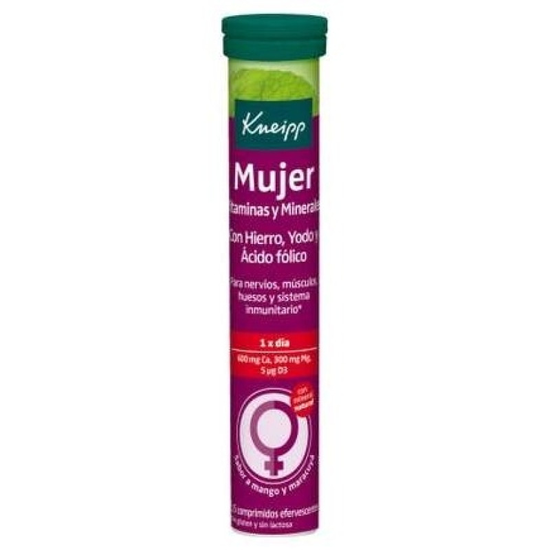 Mujer Vitaminas y Minerales Mango y Maracuyá 15comp - Kneipp
