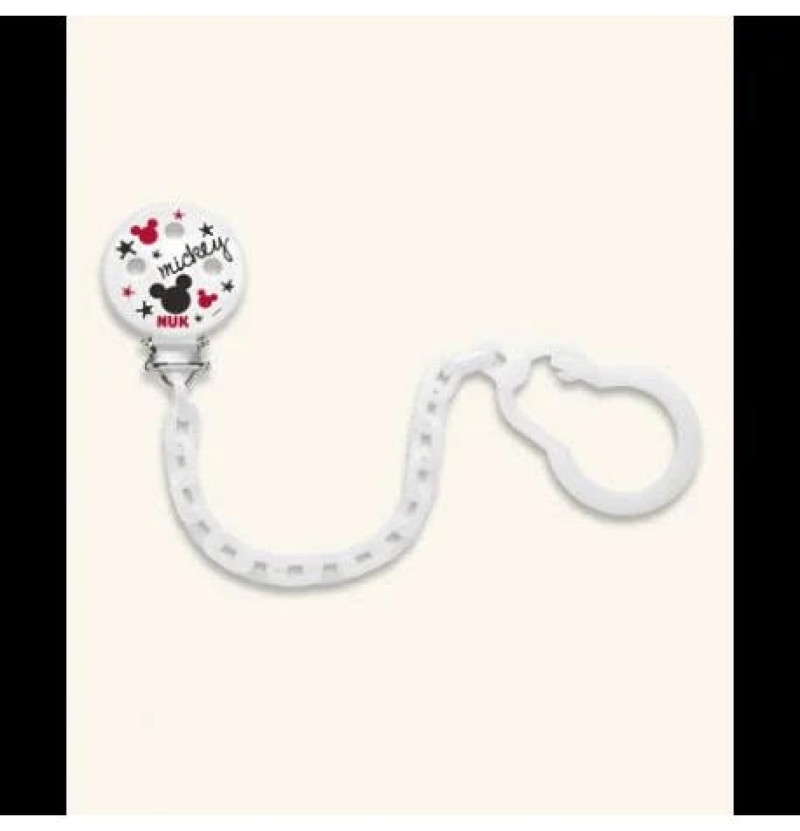 Cadenita Chupete - Nuk (Mickey)