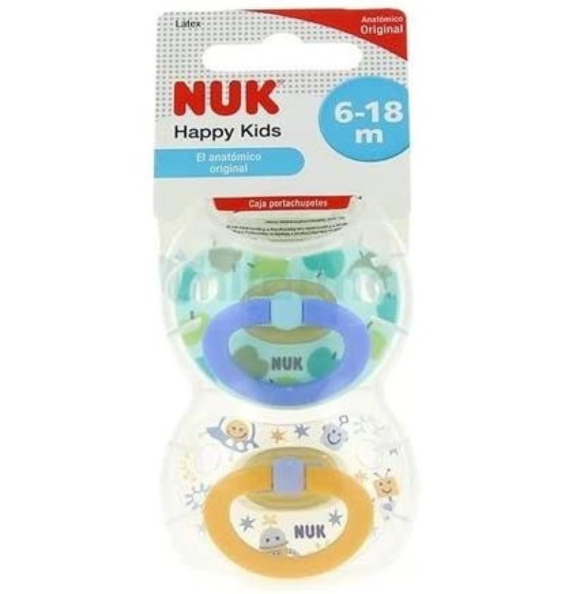 Chupete Latex - Nukete (Dia Surtido T-2 2 U)