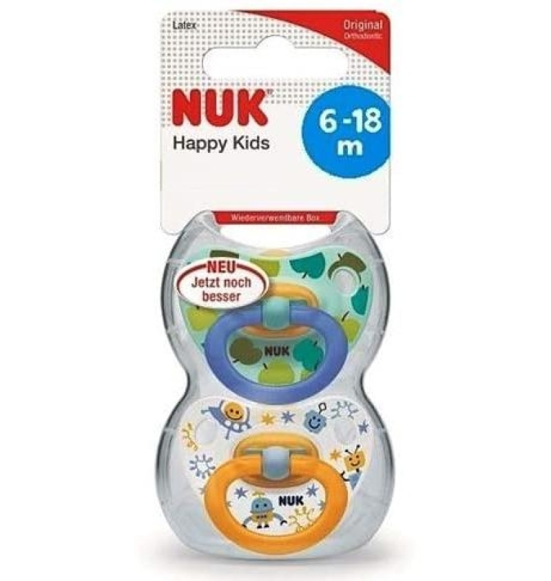 Chupete Latex - Nukete (Dia Surtido T-2 2 U)