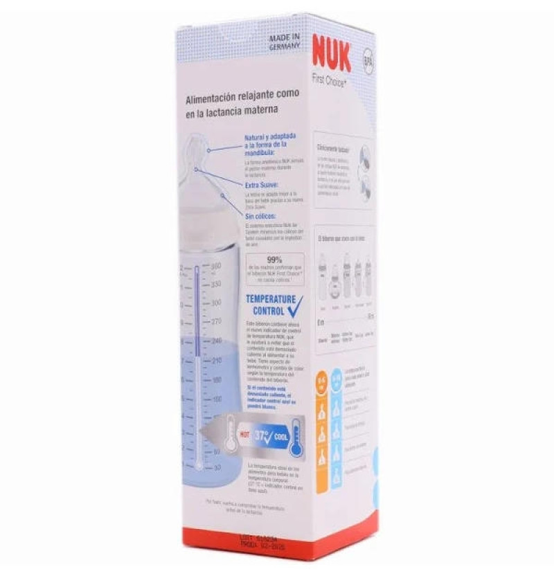 Biberón Fc+ Pp Silicona - Nuk First Choice+ (360 ml) - Roche Diagnostics S.l