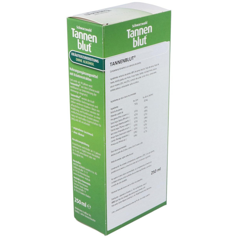 Tannenblut Bronquial Jarabe 250ml. 2 - Dimefar