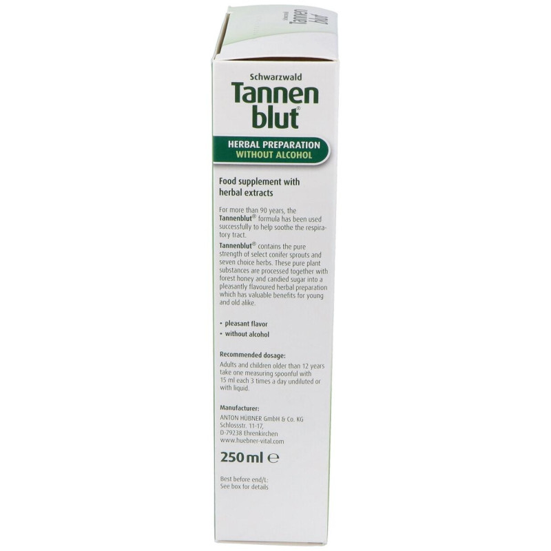 Tannenblut Bronquial Jarabe 250ml. 2 - Dimefar