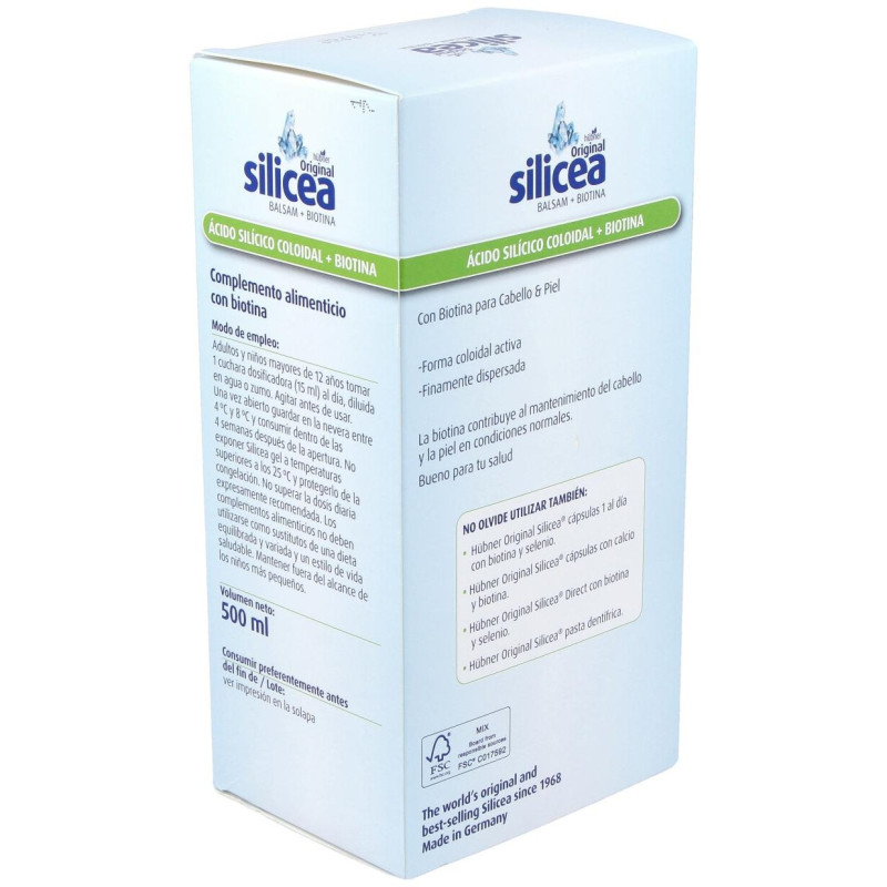 Hübner Silicea Balsam + Biotina 500ml - Dimefar