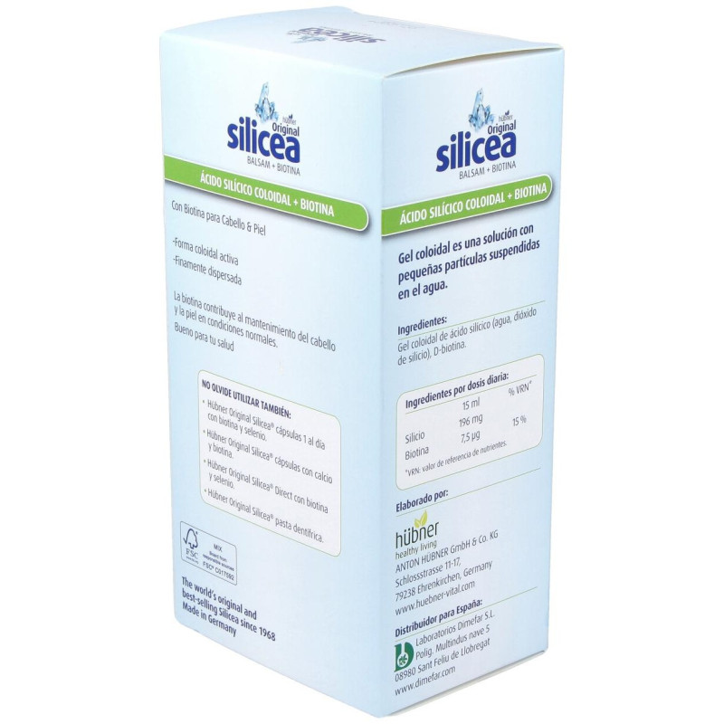 Hübner Silicea Balsam + Biotina 500ml - Dimefar
