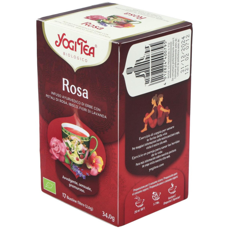 Rosa 17infusiones - Yogi Tea