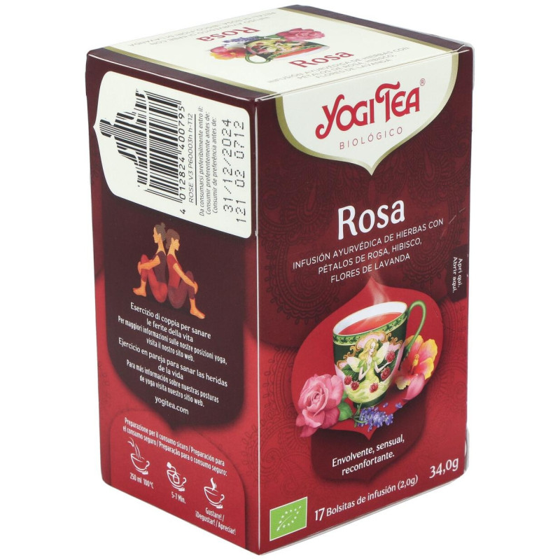 Rosa 17infusiones - Yogi Tea