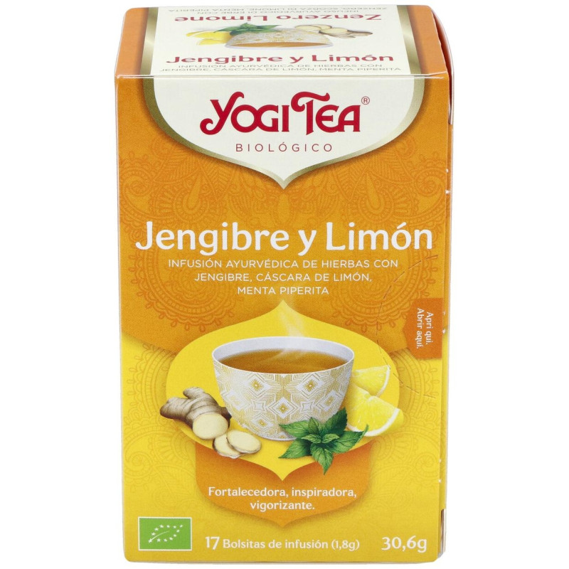 Jengibre y Limon 17infusiones - Yogi Tea