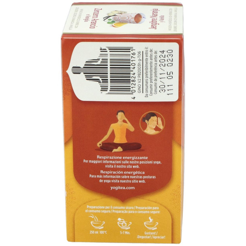 Jengibre - Naranja - Vainilla 17infusiones - Yogi Tea