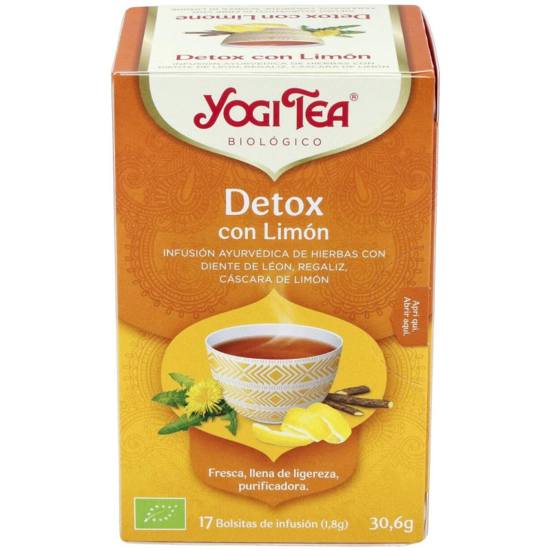 Detox con Limon 17infusiones - Yogi Tea