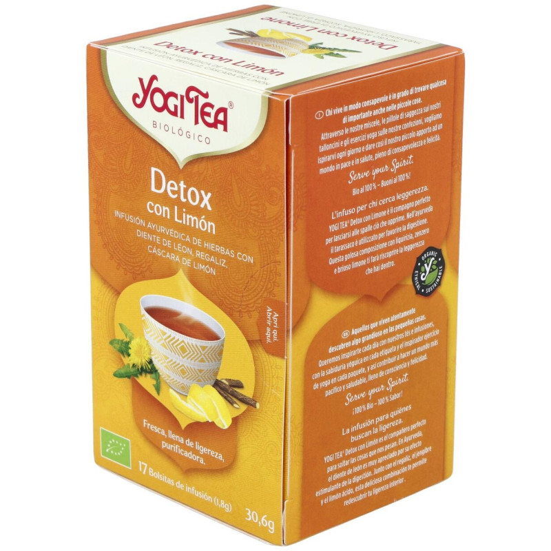 Detox con Limon 17infusiones - Yogi Tea