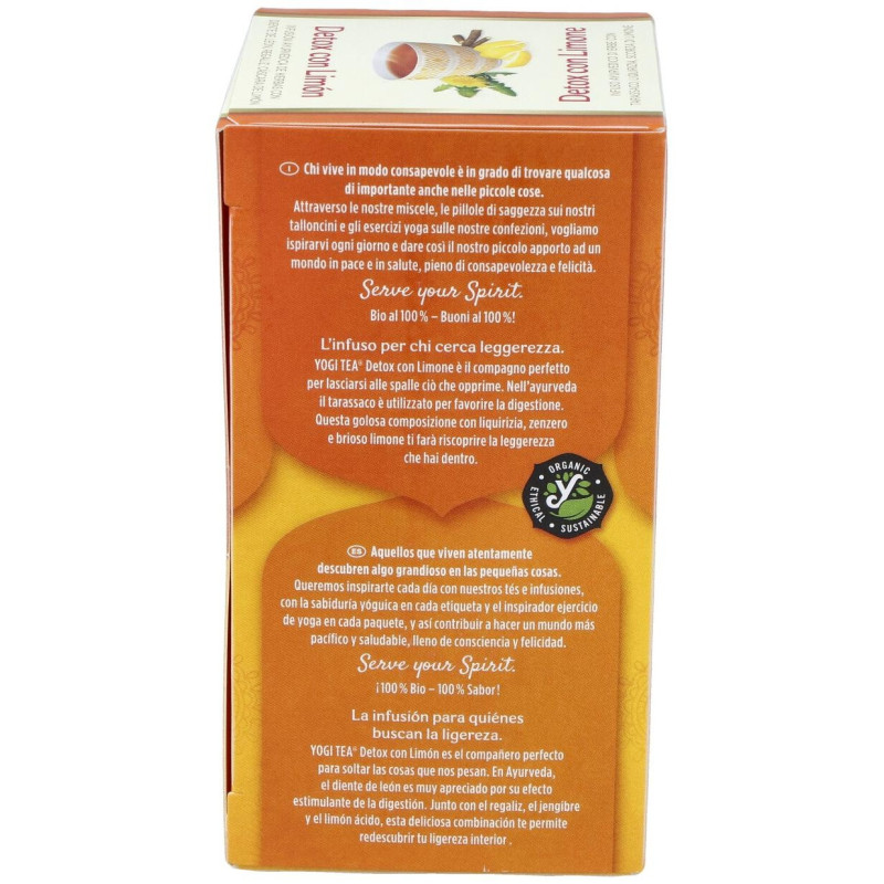 Detox con Limon 17infusiones - Yogi Tea