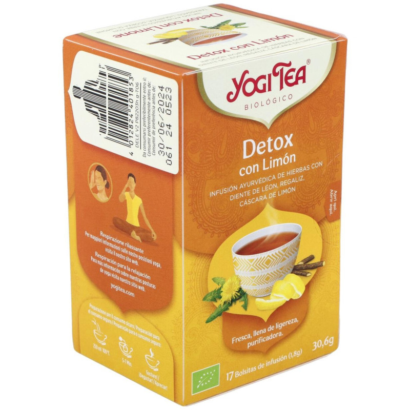 Detox con Limon 17infusiones - Yogi Tea