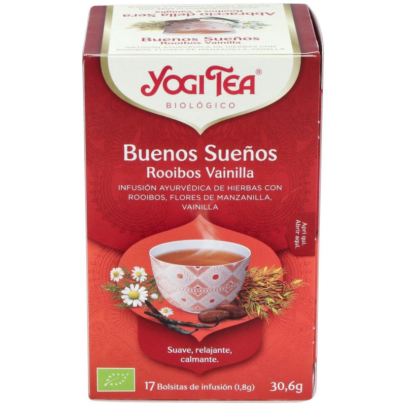 Buenos Sueños Rooibos Vainilla 17 Bolsitas - Yogi Tea