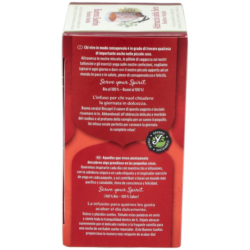 Buenos Sueños Rooibos Vainilla 17 Bolsitas - Yogi Tea
