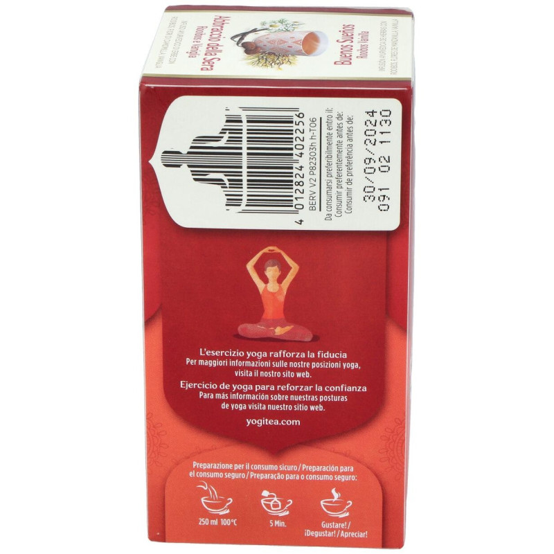 Buenos Sueños Rooibos Vainilla 17 Bolsitas - Yogi Tea
