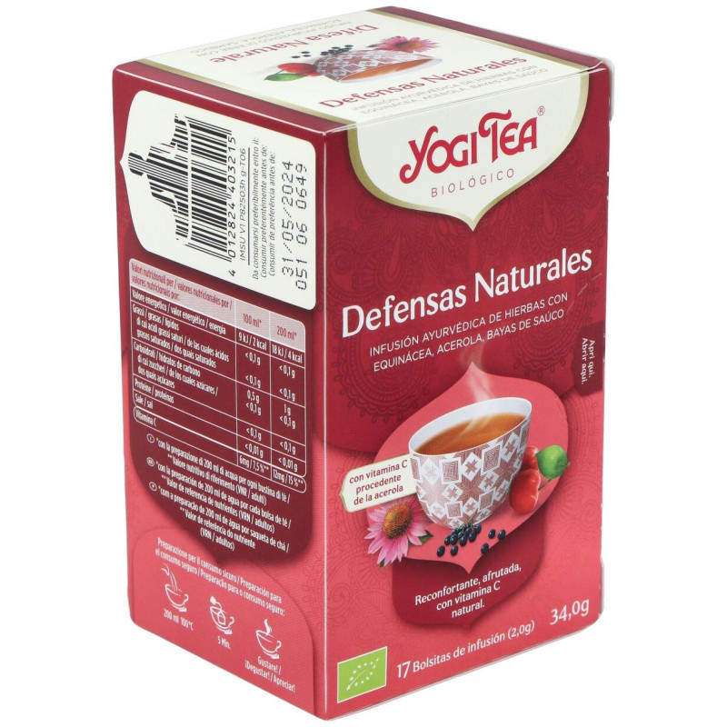 Defensas Naturales 17infusiones - Yogi Tea
