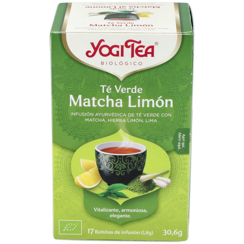 Te Verde Matcha Limon 17infusiones - Yogi Tea