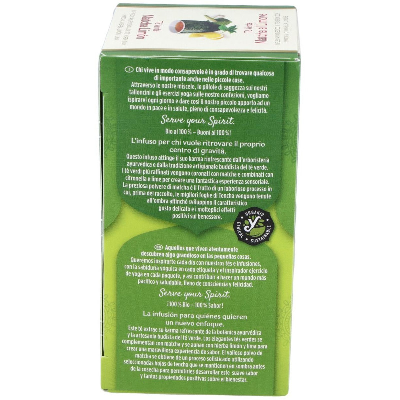 Te Verde Matcha Limon 17infusiones - Yogi Tea