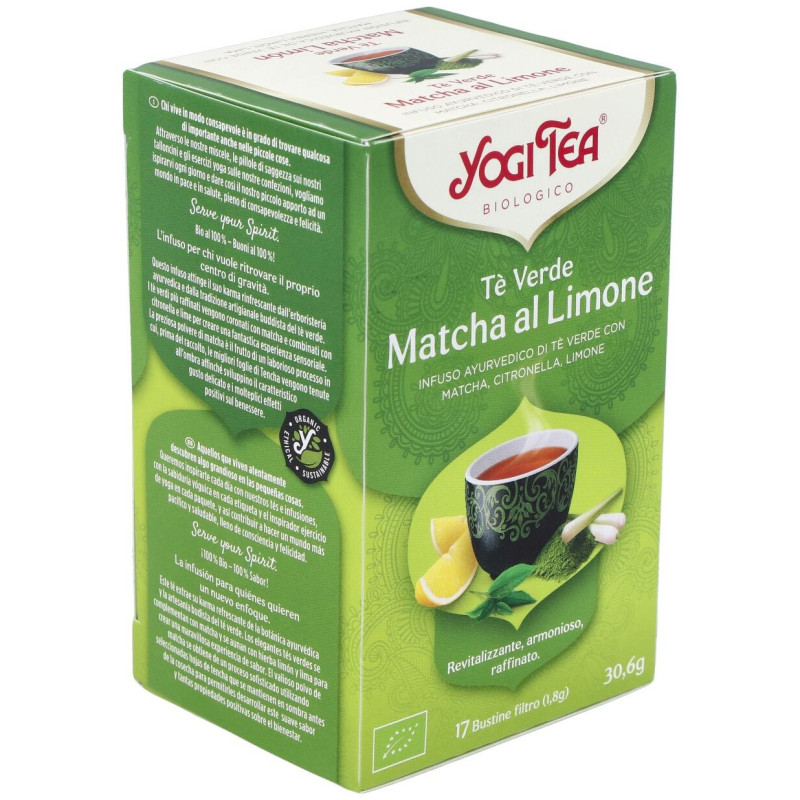 Te Verde Matcha Limon 17infusiones - Yogi Tea