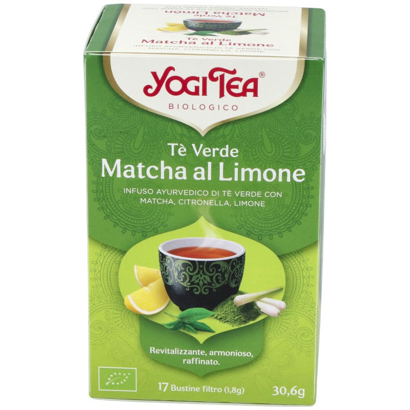 Te Verde Matcha Limon 17infusiones - Yogi Tea