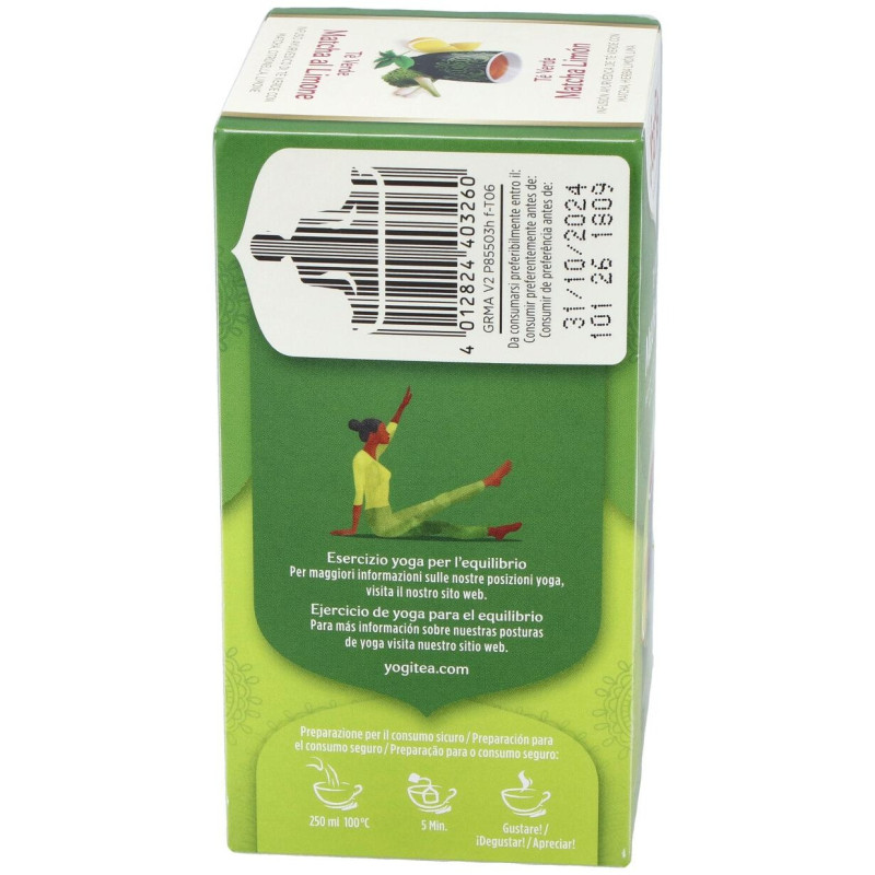 Te Verde Matcha Limon 17infusiones - Yogi Tea