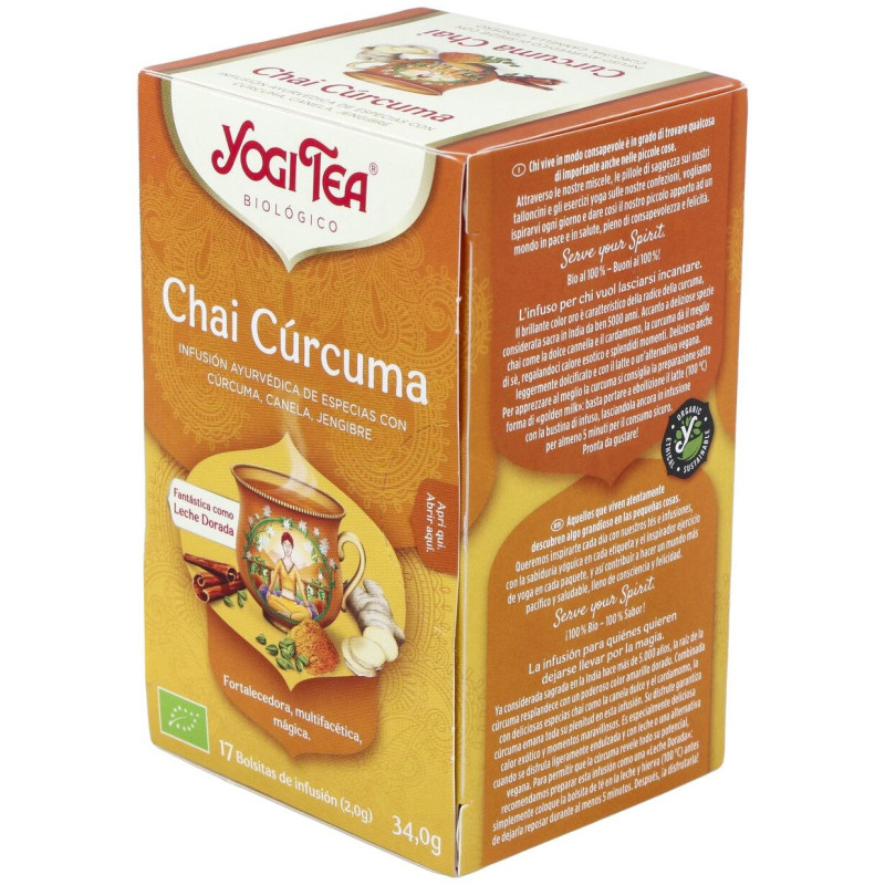 Chai Curcuma 17infusiones - Yogi Tea