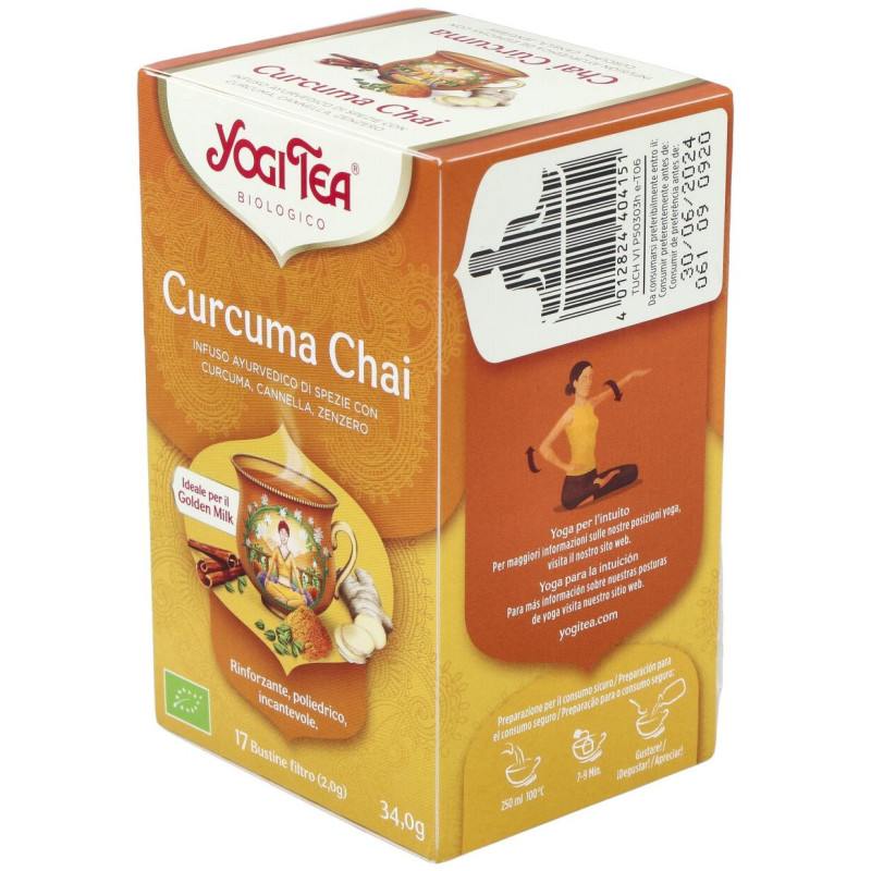Chai Curcuma 17infusiones - Yogi Tea