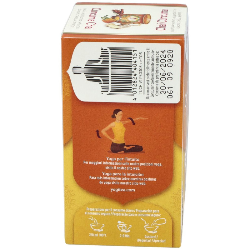 Chai Curcuma 17infusiones - Yogi Tea