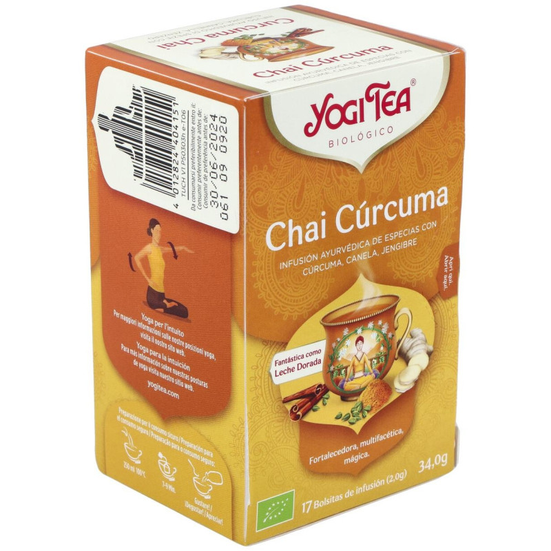 Chai Curcuma 17infusiones - Yogi Tea