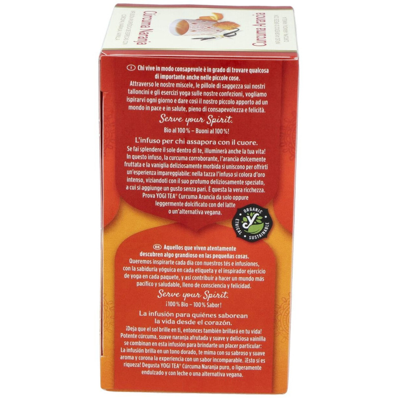 Curcuma Naranja 17infusiones - Yogi Tea