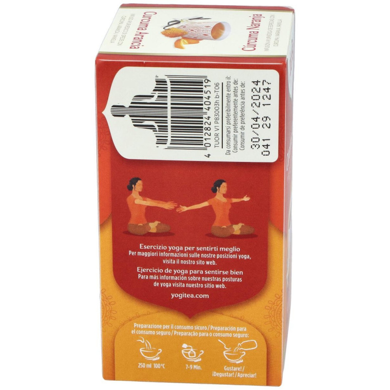 Curcuma Naranja 17infusiones - Yogi Tea