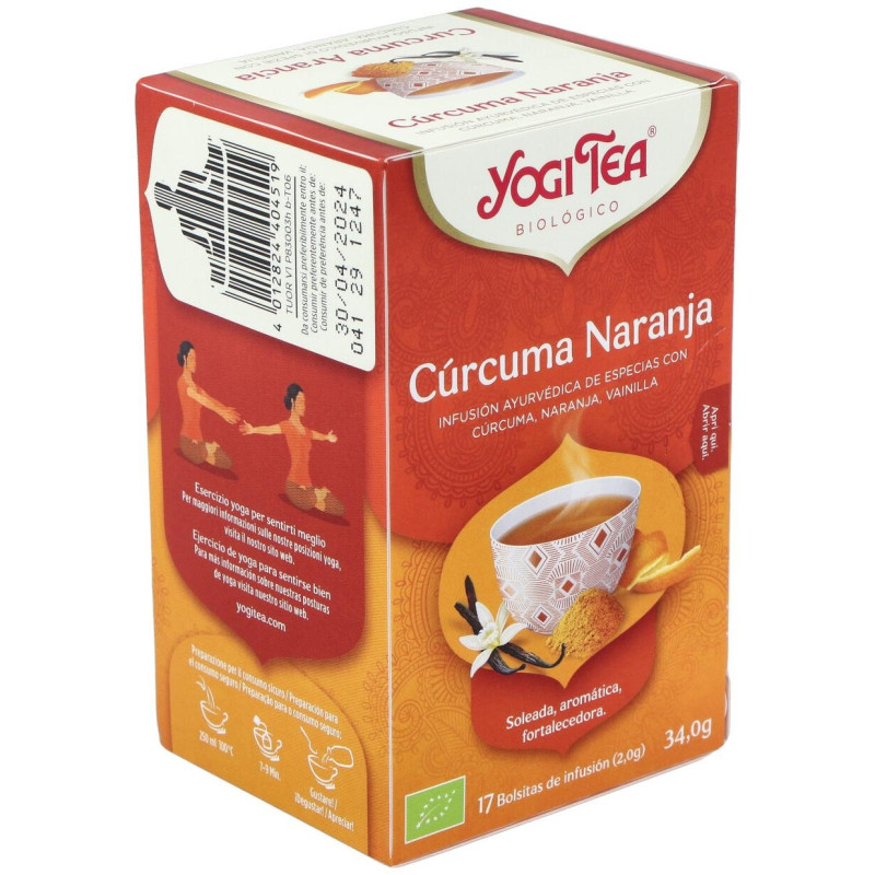 Curcuma Naranja 17infusiones - Yogi Tea
