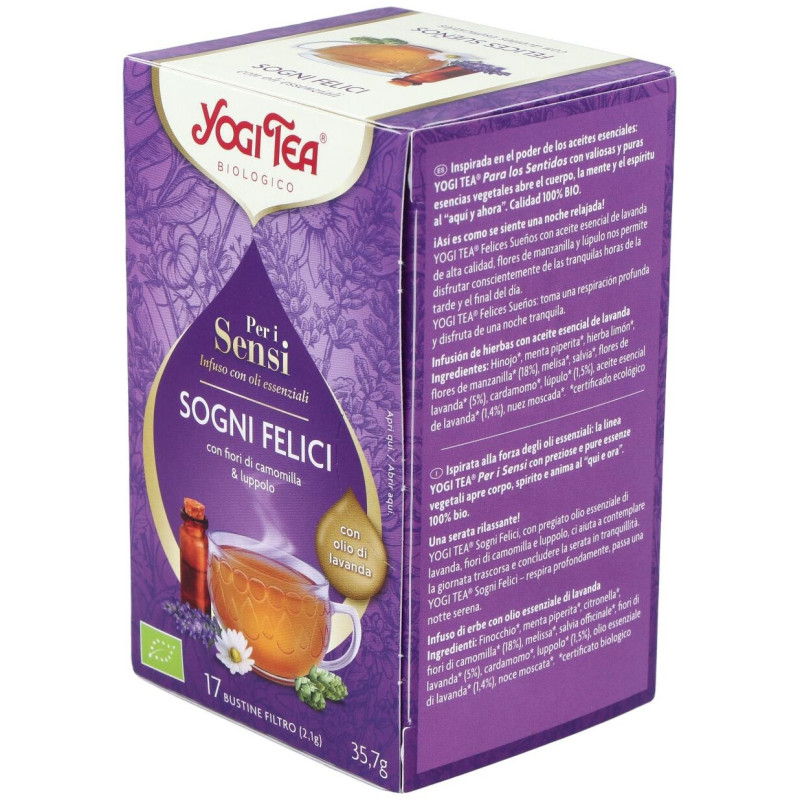 Felices Sueños para los Sentidos 17inf - Yogi Tea
