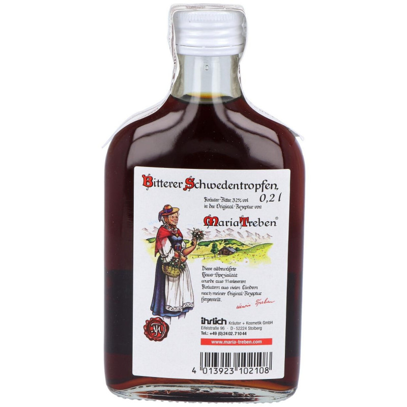 Amargo de Hierbas Suecas 200ml Petaca - Maria Treben