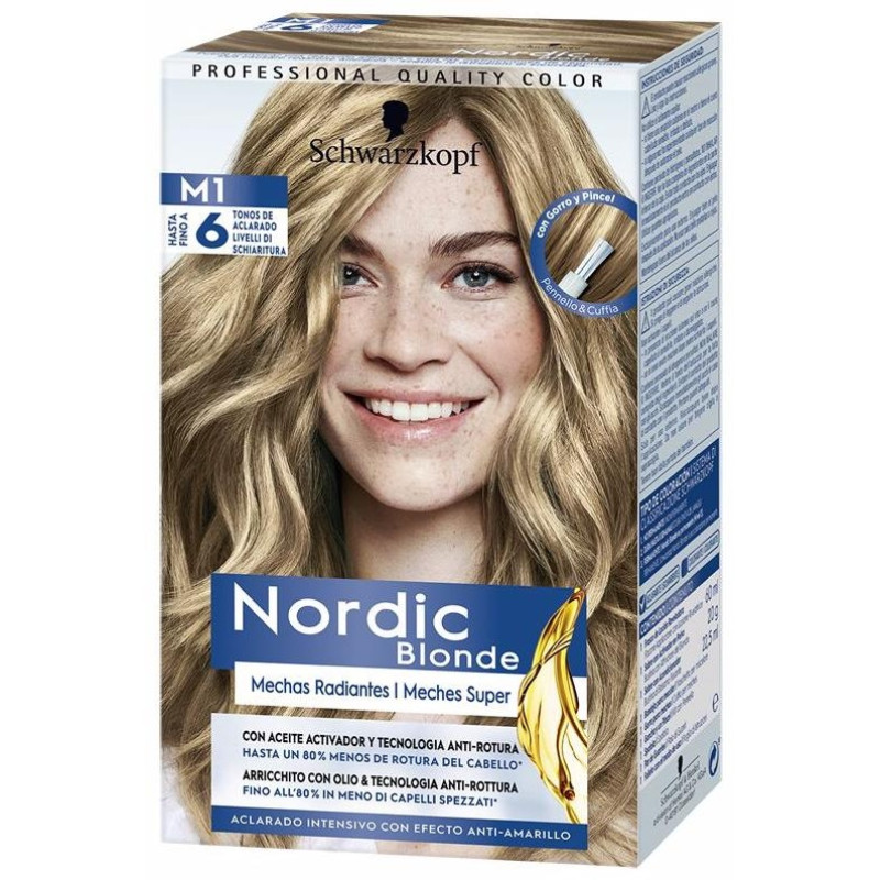 Kit Tinte Nordic Blonde M1 Mechas Radiantes - Schwarzkopf