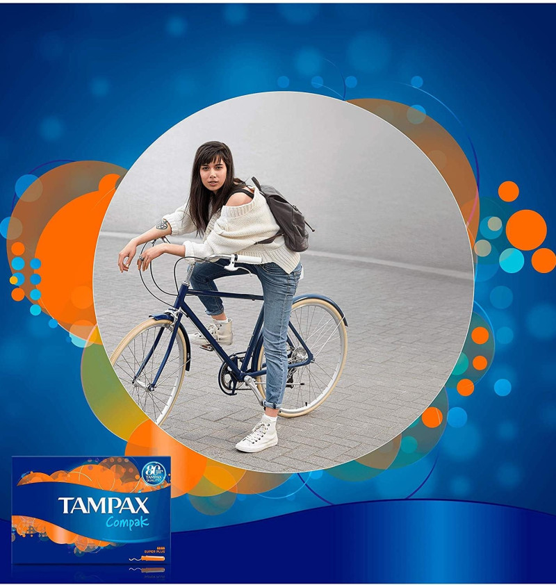 Tampax Compak Tampon 100%Algodon (Super Plus 18U)