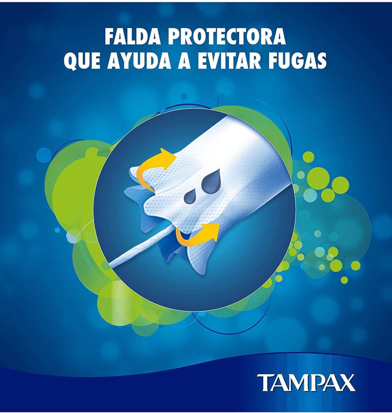 Tampax Compak Tampon 100%Algodon (Super 22 U)