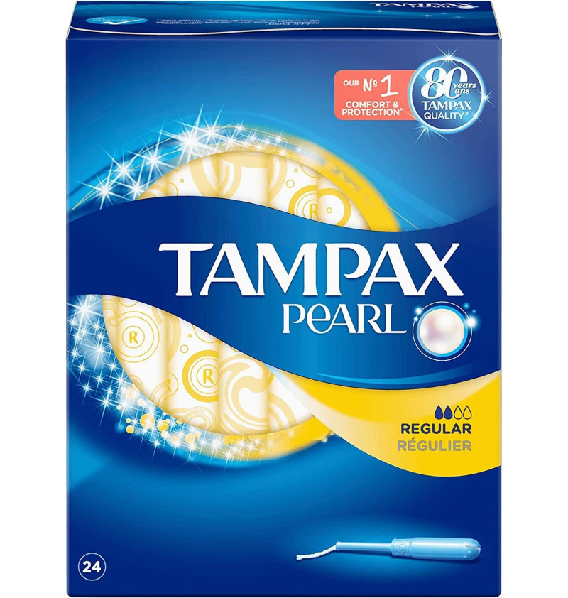 Tampax Pearl Tampon 100%algodon (regular 24 U) - Procter&gamble España S.a