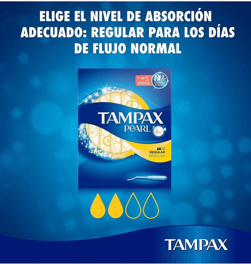 Tampax Pearl Tampon 100%algodon (regular 24 U) - Procter&gamble España S.a