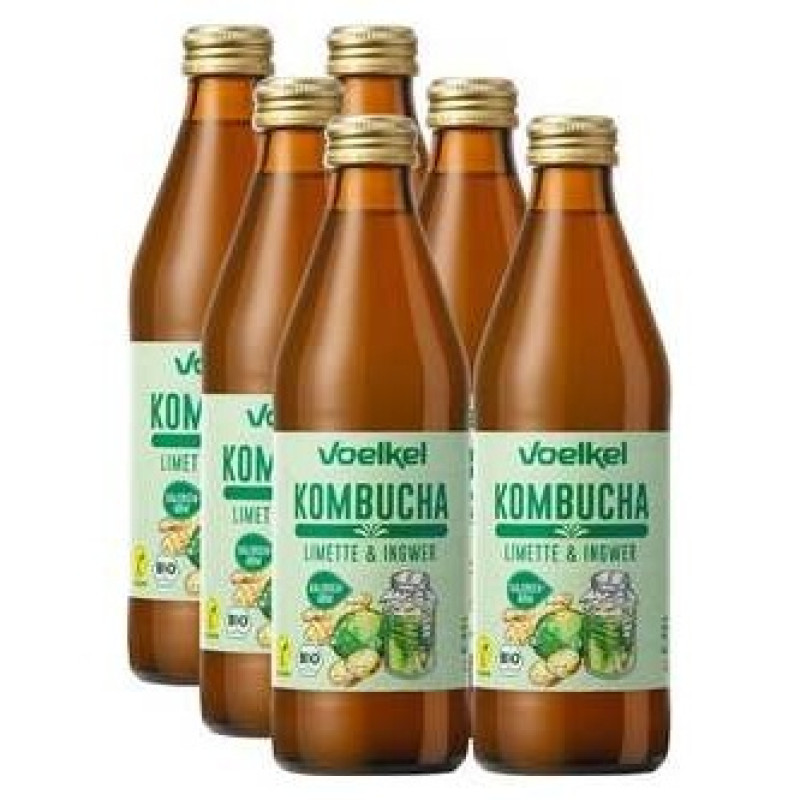 Voelkel Kombucha Lima Y Jengibre Bio 330Ml